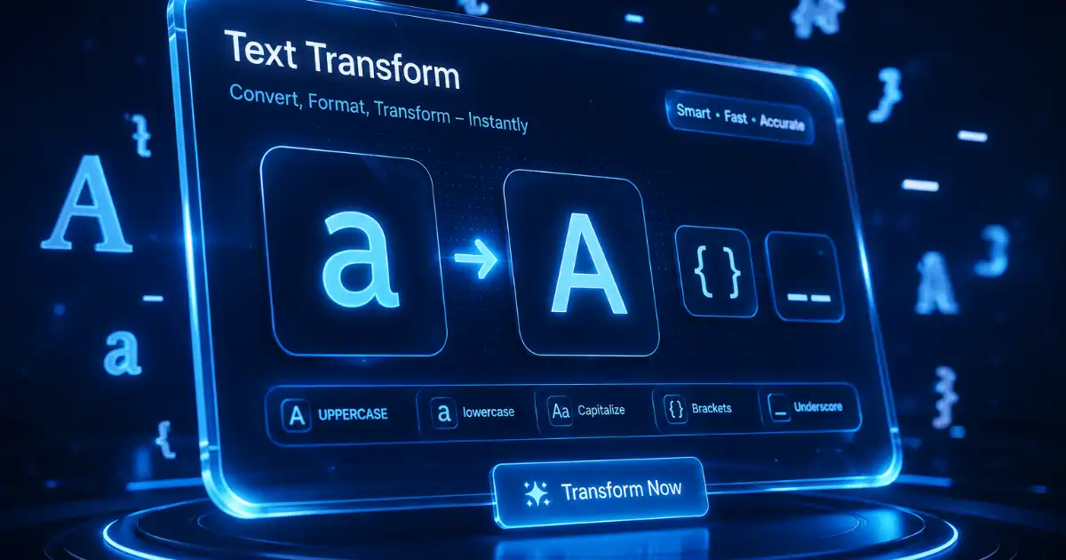 Advanced Case Converter and Text Formatting UI Interface